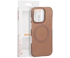 Dėklas Telforceone Tecto Shield Mistiq Mag case for iPhone 16 Pro 6,3" ruda