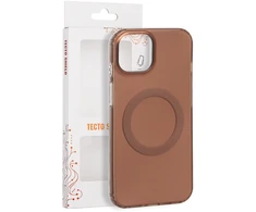 Dėklas Telforceone Tecto Shield Mistiq Mag case for iPhone 13 / 14 6,1" ruda