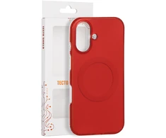 Telforceone Tecto Shield Mistiq Mag dėklas, skirtas iPhone 16 6,1" raudonas