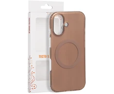 Dėklas Telforceone Tecto Shield Mistiq Mag case for iPhone 17 6,3" ruda
