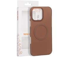 Dėklas Telforceone Tecto Shield nakładka Mistiq Mag case for iPhone 16 Pro Max 6,9" ruda