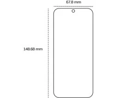 TelForceone Apsauginis stiklas 2,5D for Google Pixel 9 / 9 Pro