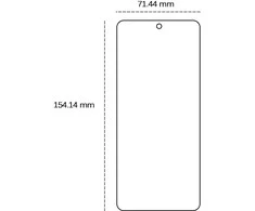 Telforceone Tempered glass 2,5D for Samsung Galaxy S25 Edge