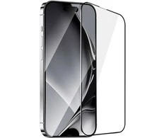 Wozinsky Telforceone Grūdinto stiklo metalinis rėmelis Xiaomi Redmi 14C telefonui, juodas