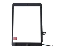 TelForceone Jutiklinis skydelis, skirtas iPad 9 10,2 colio, 2021 m. visas priekis juodas