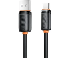 XO laidas NB302 USB – USB-C 1,0m 3A juodas