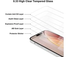 Telforceone Grūdintas stiklas 2,5D Premium, skirtas Oppo A80 5G