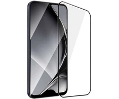 Telforceone Grūdinto stiklo metalinis rėmas Samsung Galaxy A24 4G / A25 5G juodas rėmelis