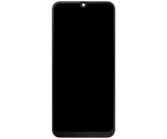 Touch LCD + jutiklinis skydelis Samsung A50 A505 GH82-19204A GH82-19713A GH82-19289A juodas rėmelis originalus