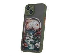 TFO Telforceone Itin madingas dėklas, skirtas Xiaomi Redmi Note 13 Pro 5G Travel žalias