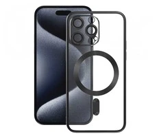 Vmax Electroplating Mag TPU Apple iPhone 16 Plus 6,7" dėklas telefonui juodos spalvos