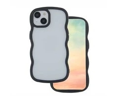 Telforceone Telefono dėklas Wave skirtas iPhone 13 Pro, juodos spalvos
