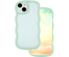 Telefono dėklas Wave skirtas Samsung Galaxy S23, žalios spalvos