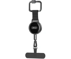 XO apsauginis telefono dirželis nuo vagysčių SF16 juodas 60cm