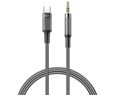 XO kabelis audio NB-R279B USB-C - jack 3,5mm 1,0m baltos spalvos