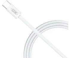 XO kabelis NB-Q260B PD USB-C - USB-C 1,5m baltos spalvos 60W