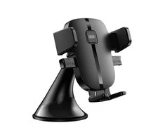 XO automobilinis laikiklis C120 juodos spalvos su suction cup