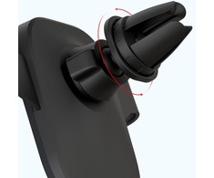 XO automobilinis laikiklis C37 gravity juodas skirtas oro išėjimui