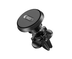 XO automobilinis laikiklis C122 magnetinis juodos spalvos oro grotelėms