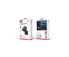 XO automobilinis laikiklis C123 magnetinis juodos spalvos oro grotelėms