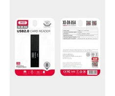 XO card reader 2 in 1 DK05A USB 2.0 juodas