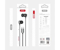 XO laidinės ausinės EP25 USB-C, baltos spalvos