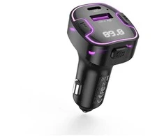 Automobilinis įkroviklis XO BCC12 Bluetooth MP3+5V3.1A (juodas)