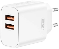 Įkroviklis XO kroviklis jungiama į tinklą CE34 2x USB 2,4A balta