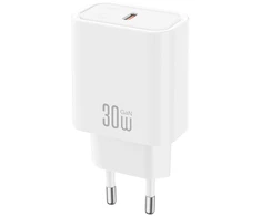 XO sieninis įkroviklis CE41 PD 30W 1x USB-C baltas