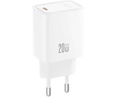 XO wall charger CE51 PD 20W 1x USB-C baltas