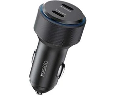 Įkroviklis Yesido yesido Ład. sam. Y48 PD 60W 2xUSB-C Juodas / JUODA