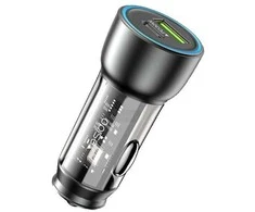 Įkroviklis Yesido yesido įkroviklis. vienas. Y49 PD 30W + QC3.0 18W USB-A+C, JUODA