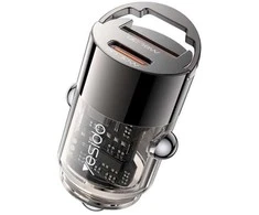 Įkroviklis Yesido yesido Ład. sam. Y68 PD 30W USB-A+C Juodas / JUODA