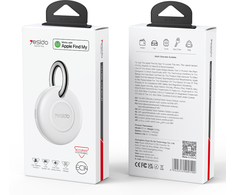 Yesido Yesido Lokalizator EC14 MFI Air Tag 240 mAh, Baltas / Baltas