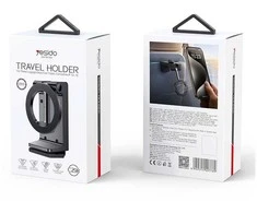 4Kom YESIDO MAGNETIC TRAVEL HOLDER C298 MAGSAFE Juodas
