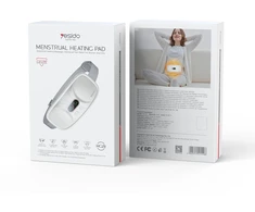 Yesido menstruacinis diržas MG28, baltas, 1800 mAh, su 4 šilumos lygiais ir 3 vibracijos greičiais.