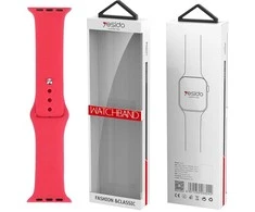 Yesido yesido WB44 silikoninis dirželis, skirtas iWatch L 38/40/41 (97+132) #54 ROSE Raudonas/Raudonas