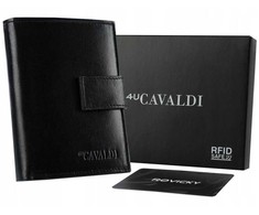 4U Cavaldi Vyriška odinė piniginė 0104L-P-BS