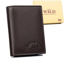 Always Wild Vyriška odinė piniginė N0036-P-SCR D.Ruda