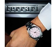 AUTOMATYCZNY Laikrodis vyrams DONOVAL WATCHES Rožinis PANTHER DL0005 + dėžutė (zdo001e)