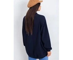 Basic Feel Good Megztinis-RV-BL-5185.84P-tamsiai mėlynas