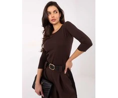 Basic Feel Good Bluzka-RV-BZ-4690.13-ciemny ruda