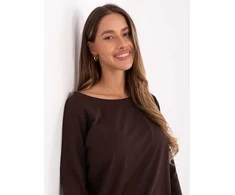 Basic Feel Good Bluzka-RV-BZ-4691.40P-ciemny ruda