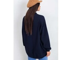 Basic Feel Good Megztinis-RV-BL-5185.84P-tamsiai mėlynas