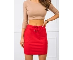 Basic Feel Good Spódnica-RV-SD-3726-1.06-red