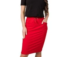 Basic Feel Good Spódnica-RV-SD-4793-1.32-red