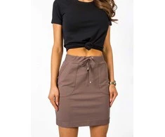 Basic Feel Good Spódnica-RV-SD-3726-1,06-ruda