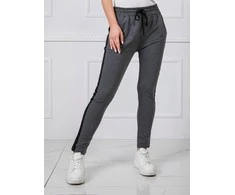 Basic Feel Good Sportinės kelnės - RV-DR-5371.38P - tamsiai pilkos