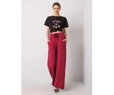 Basic Feel Good Sportinės kelnės-RV-DR-6262.03X-bordo