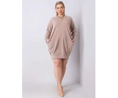 Basic Feel Good Suknelė-RV-SK-6296.99-tamsiai smėlio spalvos
